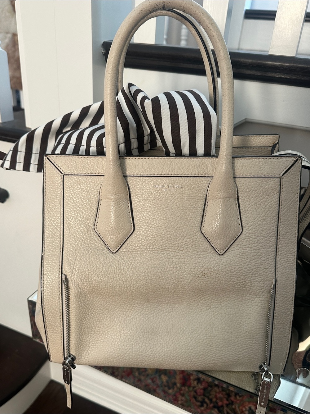 HENRI BENDEL OVERSIZED SATCHEL
